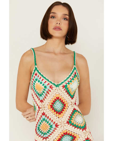 Image #2 - Ransom Ranch Women's Crochet Maxi Dress, , hi-res