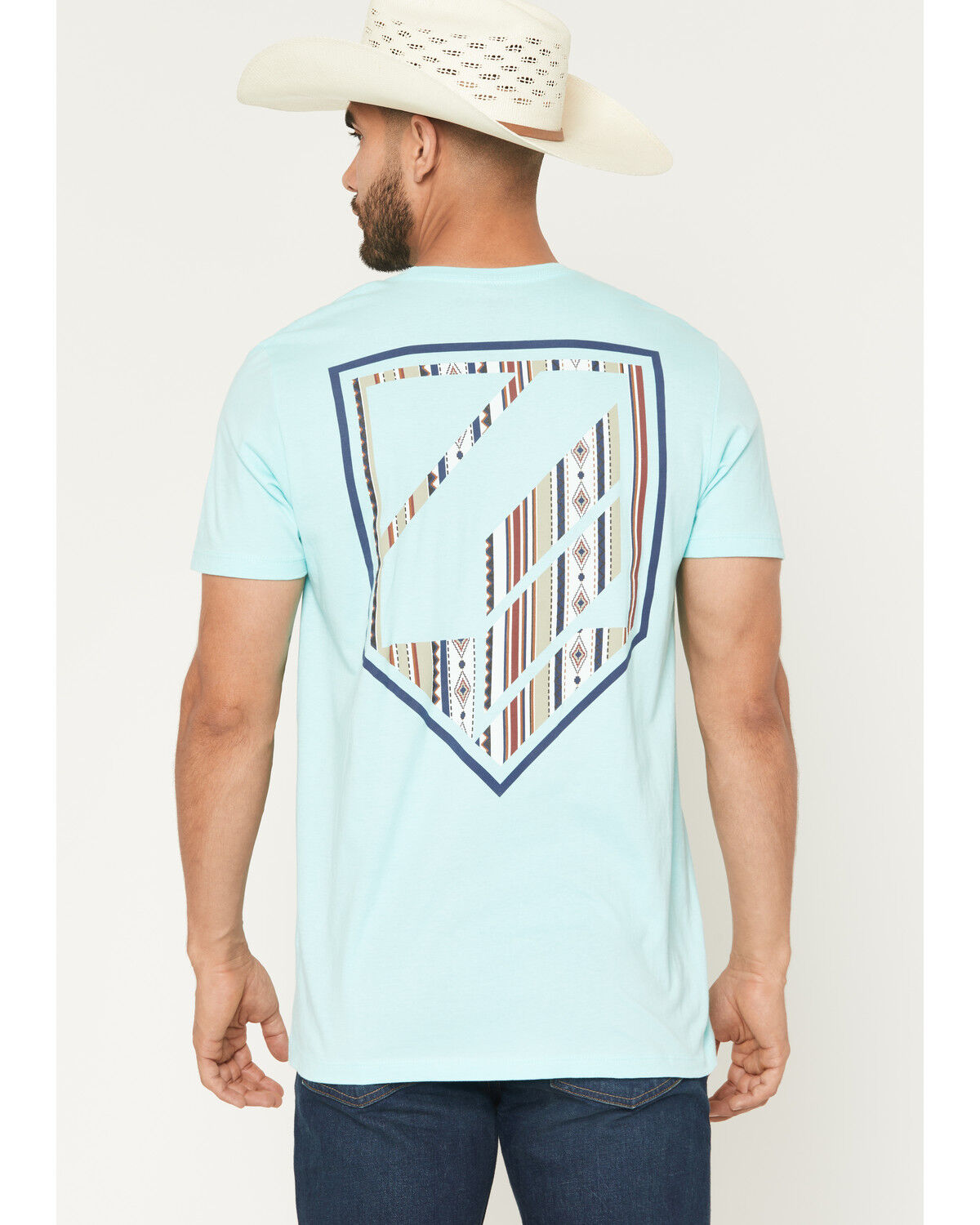 Image #1 - RANK 45® Men's Breaking Barriers Short Sleeve Graphic T-Shirt, Mint, hi-res