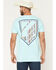 Image #1 - RANK 45® Men's Breaking Barriers Short Sleeve Graphic T-Shirt, Mint, hi-res