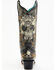Image #5 - Corral Women's Floral Skull Embroidery & Studs Western Boots - Snip Toe, Black, hi-res