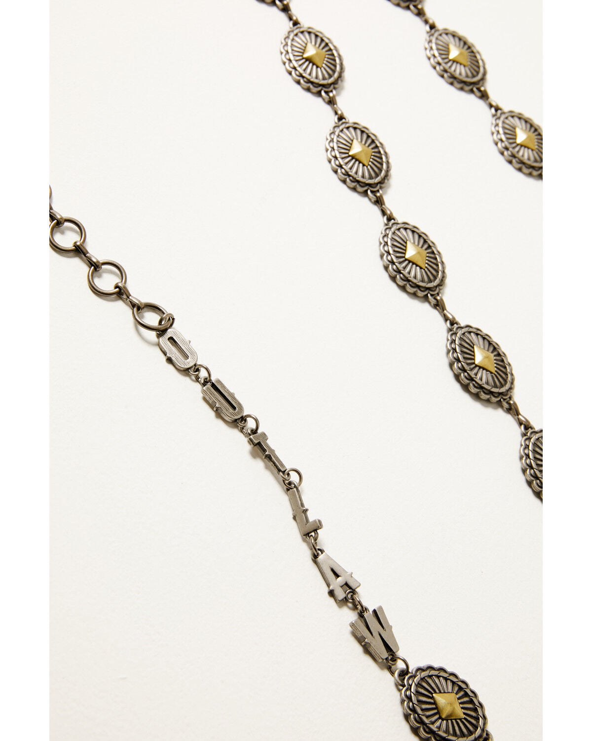 Idyllwind Women's Outlaw Country Swag Gold Chain Belt, Gold, hi-res