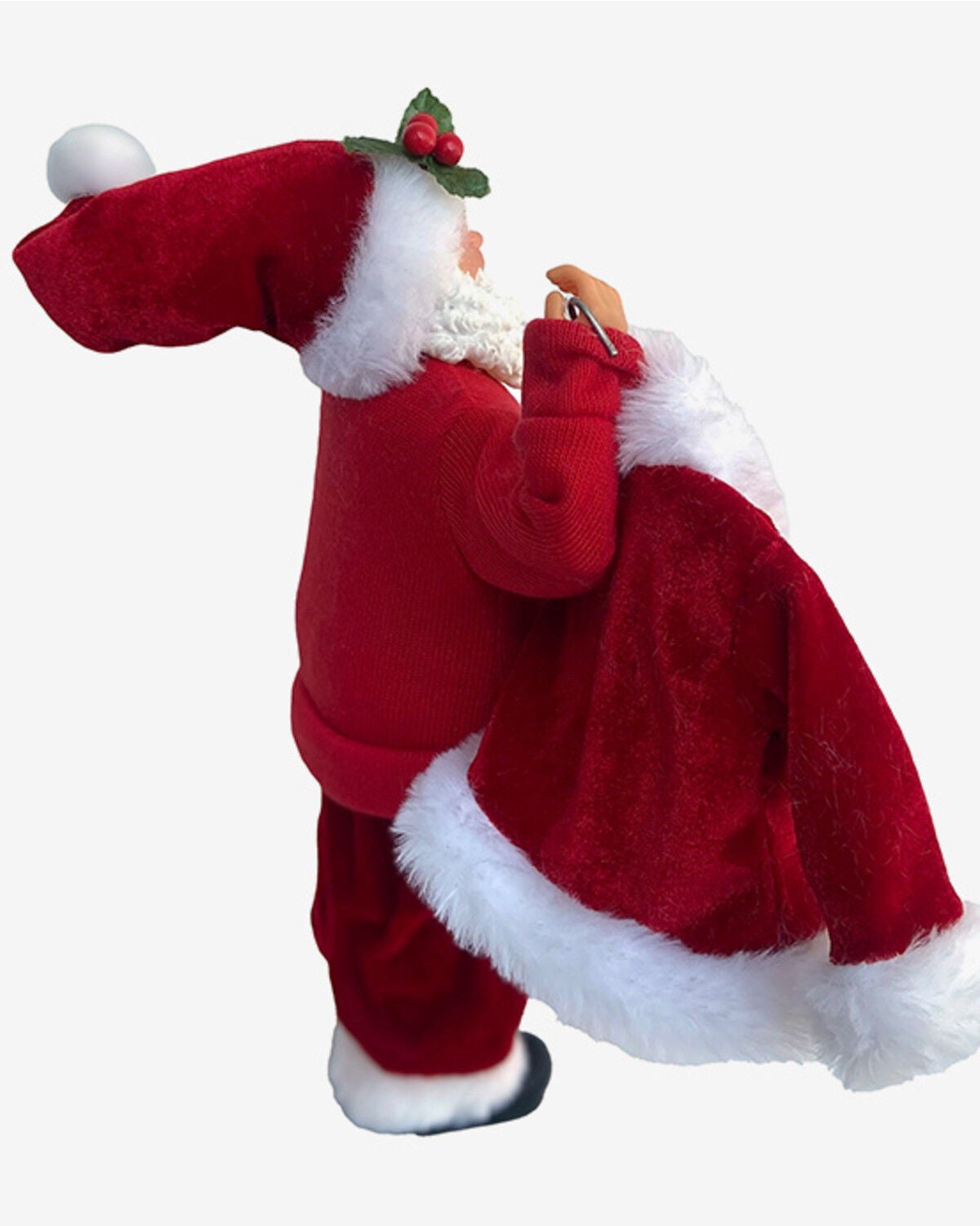 Image #2 - Santa's Workshop 12" The Suit Clause Figurine, Red, hi-res