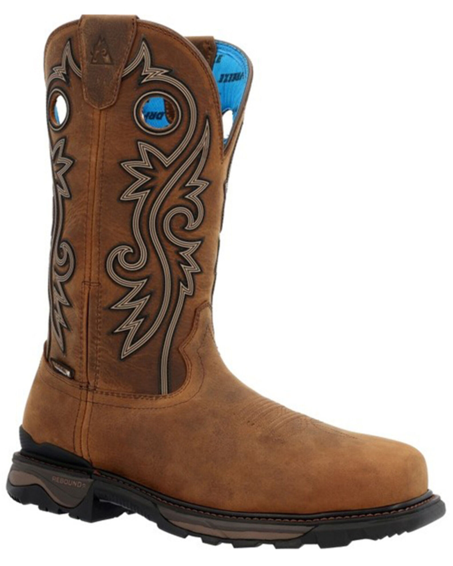 Rocky pull top on boots
