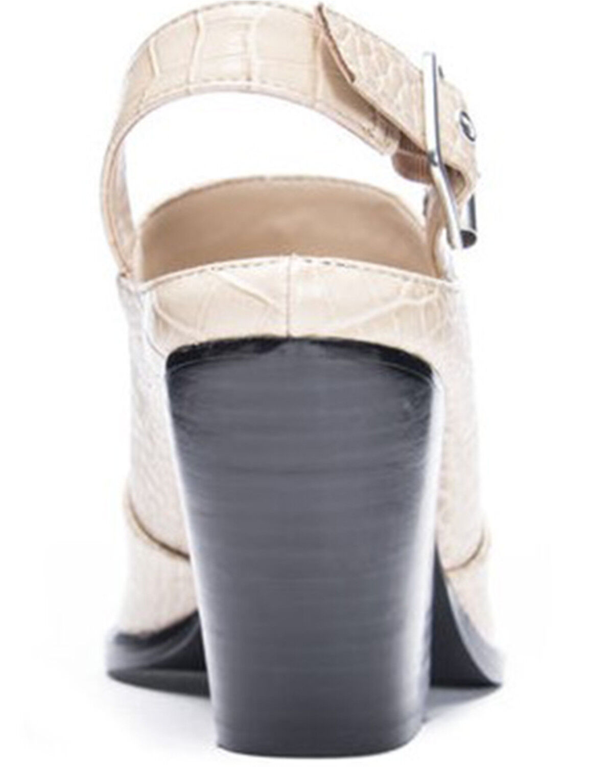 Image #5 - Chinese Laundry Women's Tilani Croc Print Fashion Mules - Snip Toe, Beige/khaki, hi-res