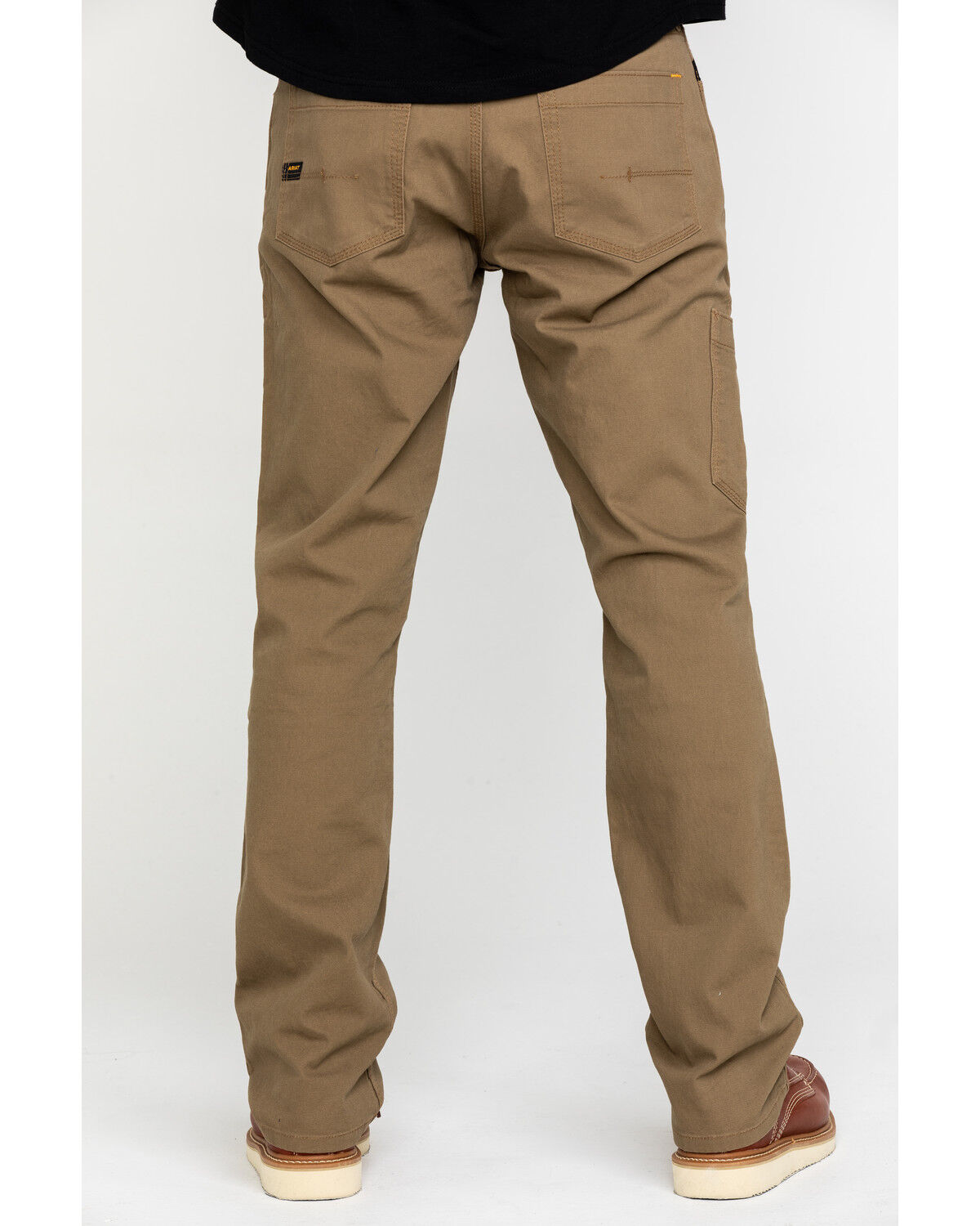 Image #1 - Ariat Men's Khaki Rebar M4 Made Tough Durastretch Straight Leg Work Pants, Beige/khaki, hi-res