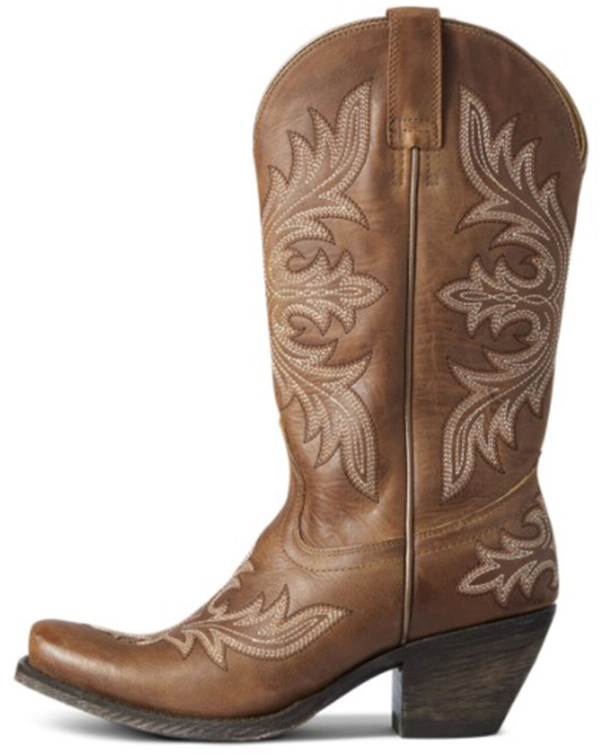 Image #2 - Ariat Women's Natural Tan Circuit Rosewood Full-Grain Western Boot - Square Toe, , hi-res