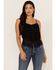 Idyllwind Women's Briarwick Fringe Tank Top, Black, hi-res