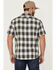 Flag & Anthem Men's Desert Son Gallatin Vintage Plaid Short Sleeve Snap Western Shirt , Cream, hi-res