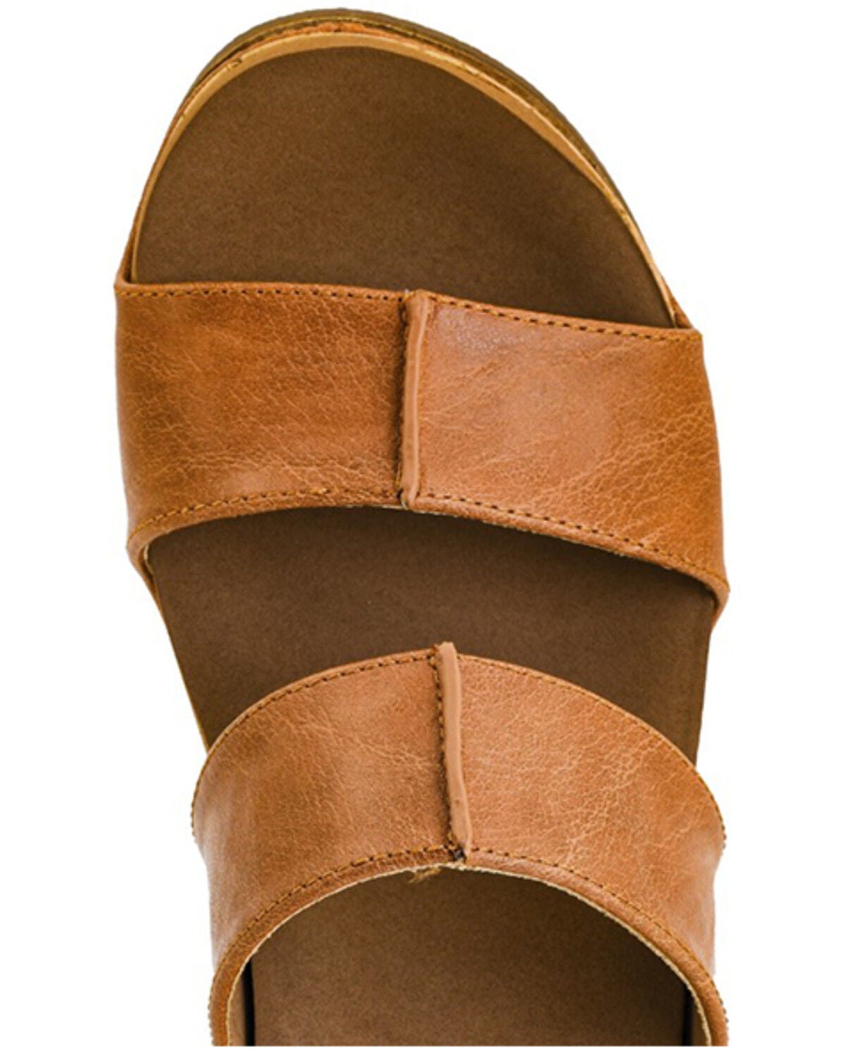 Image #4 - Corkys Women's Table for Two Wedge Sandals, Cognac, hi-res