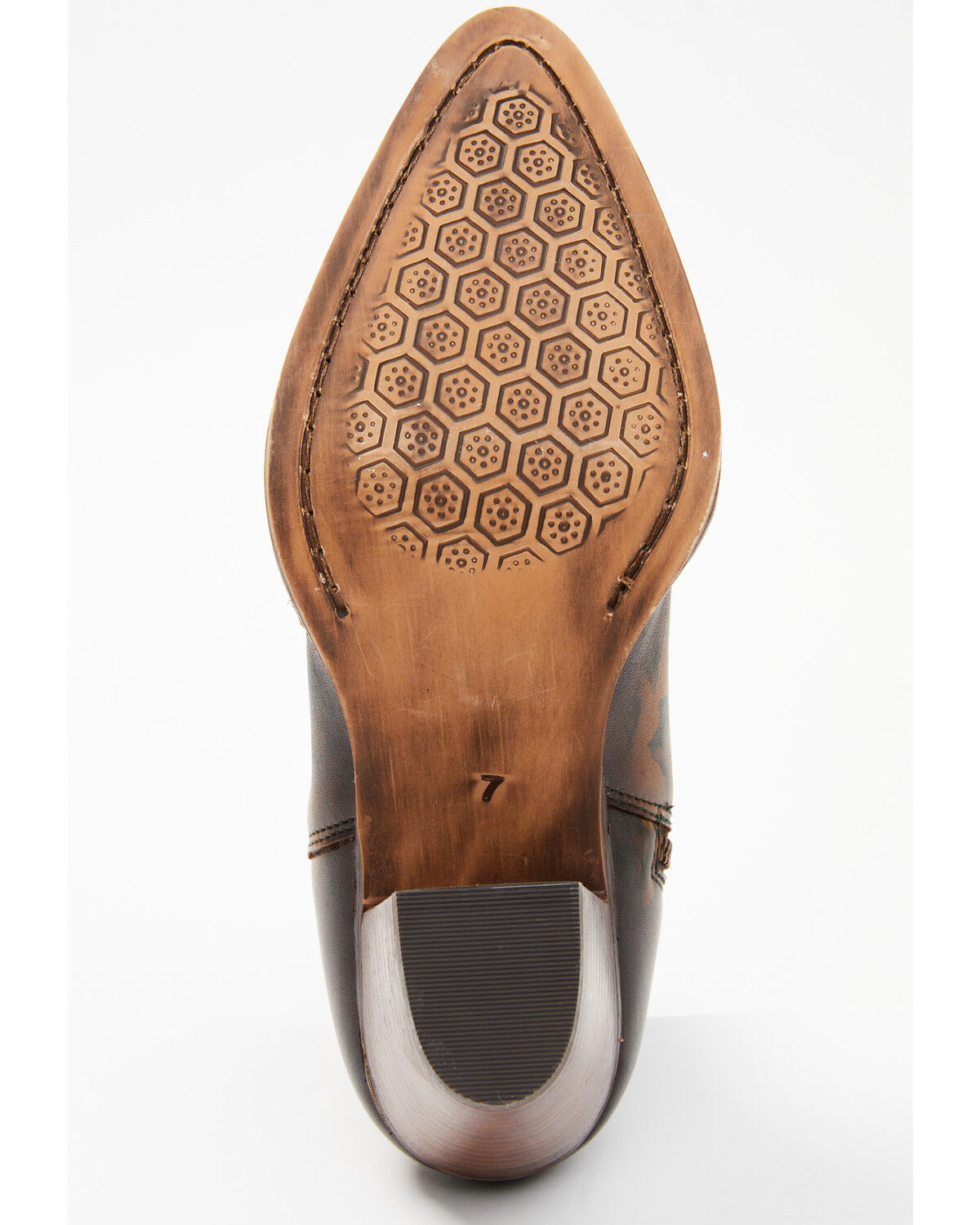 Image #7 - Shyanne Women's Libby Western Booties - Round Toe, Brown, hi-res