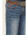 Image #2 - Ariat Boys' B5 Bennet Dark Wash Slim Straight Stretch Denim Jeans, Dark Wash, hi-res
