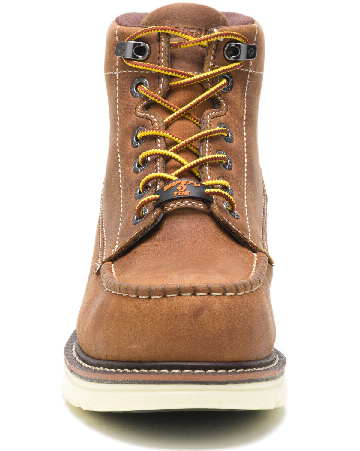 Image #5 - Wolverine Men's Tan I-90 Durashocks Work Boots - Soft Toe, Tan, hi-res