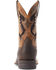 Image #3 - Ariat Men's Cowpuncher VentTEK Western Performance Boots - Broad Square Toe, Brown, hi-res