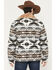 Image #4 - Rock & Roll Denim Men's Southwestern Jacquard Snap Jacket, Grey, hi-res