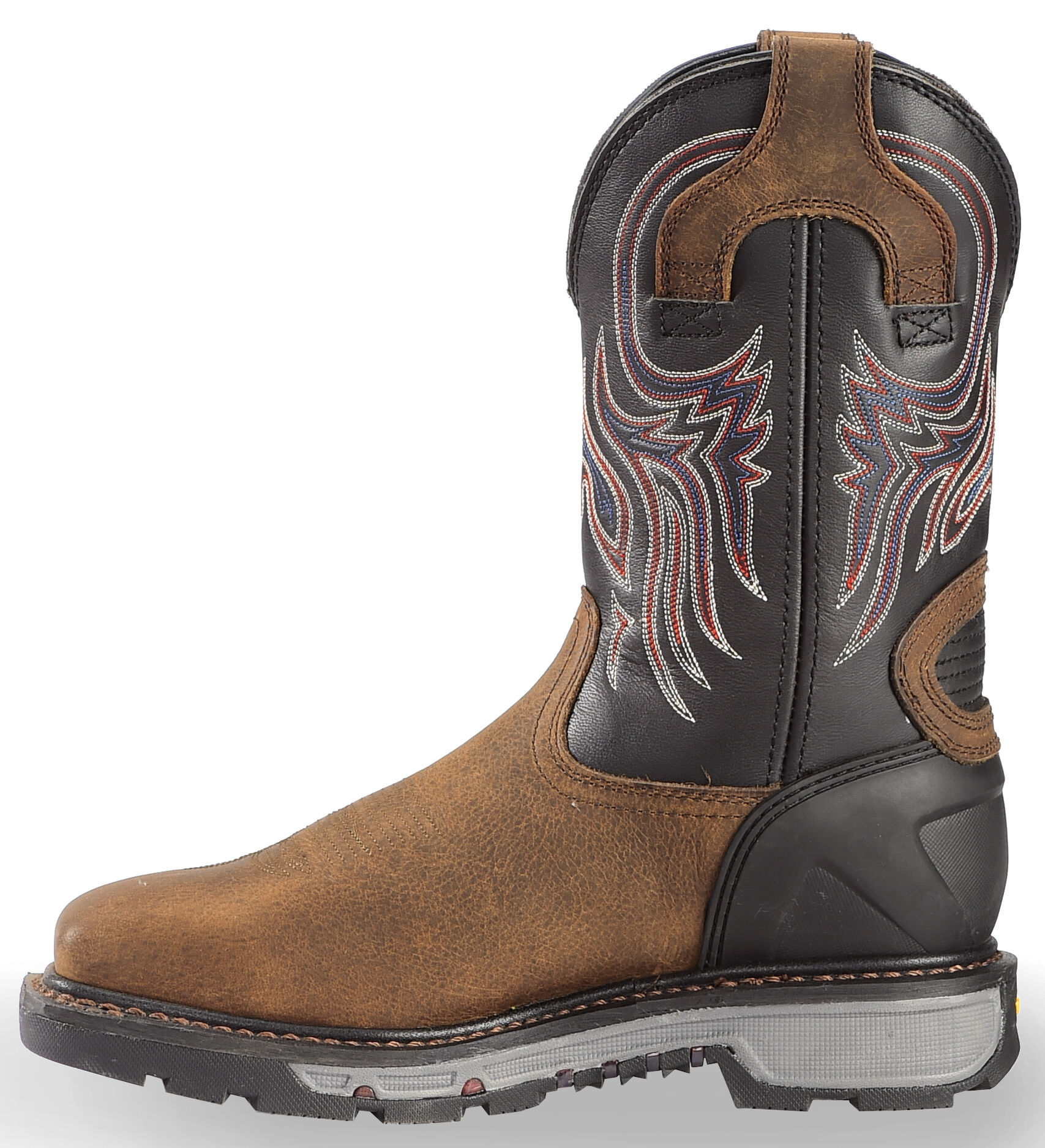 Justin Men's Tanker Black Western Work 