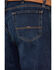Image #4 - Justin Men's 1879 Medium Wash Stretch Bootcut Denim Jeans, Medium Wash, hi-res