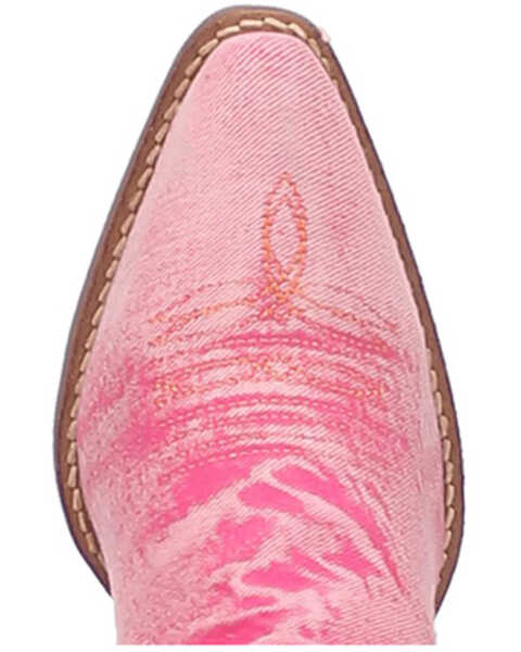 Image #6 - Dingo Women's Texas Tornado Tall Western Boots - Pointed Toe , Pink, hi-res
