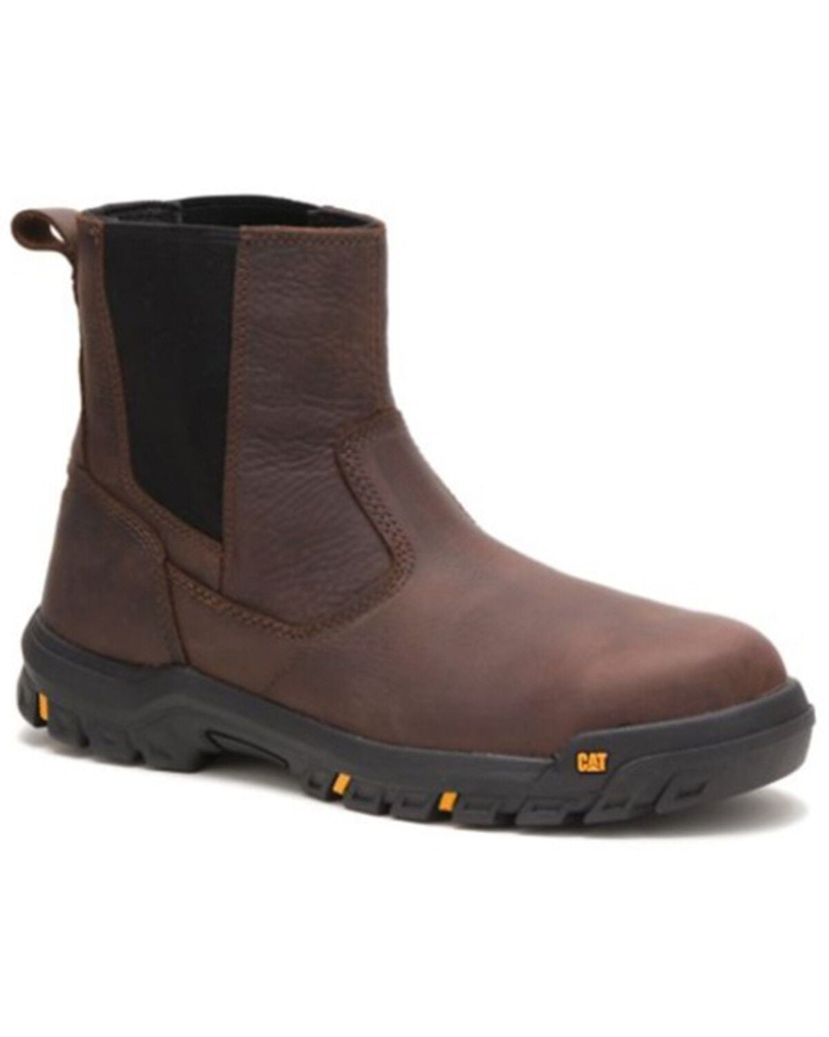 Caterpillar Men's Wheelbase Work Boots - Steel Toe, Russett, hi-res