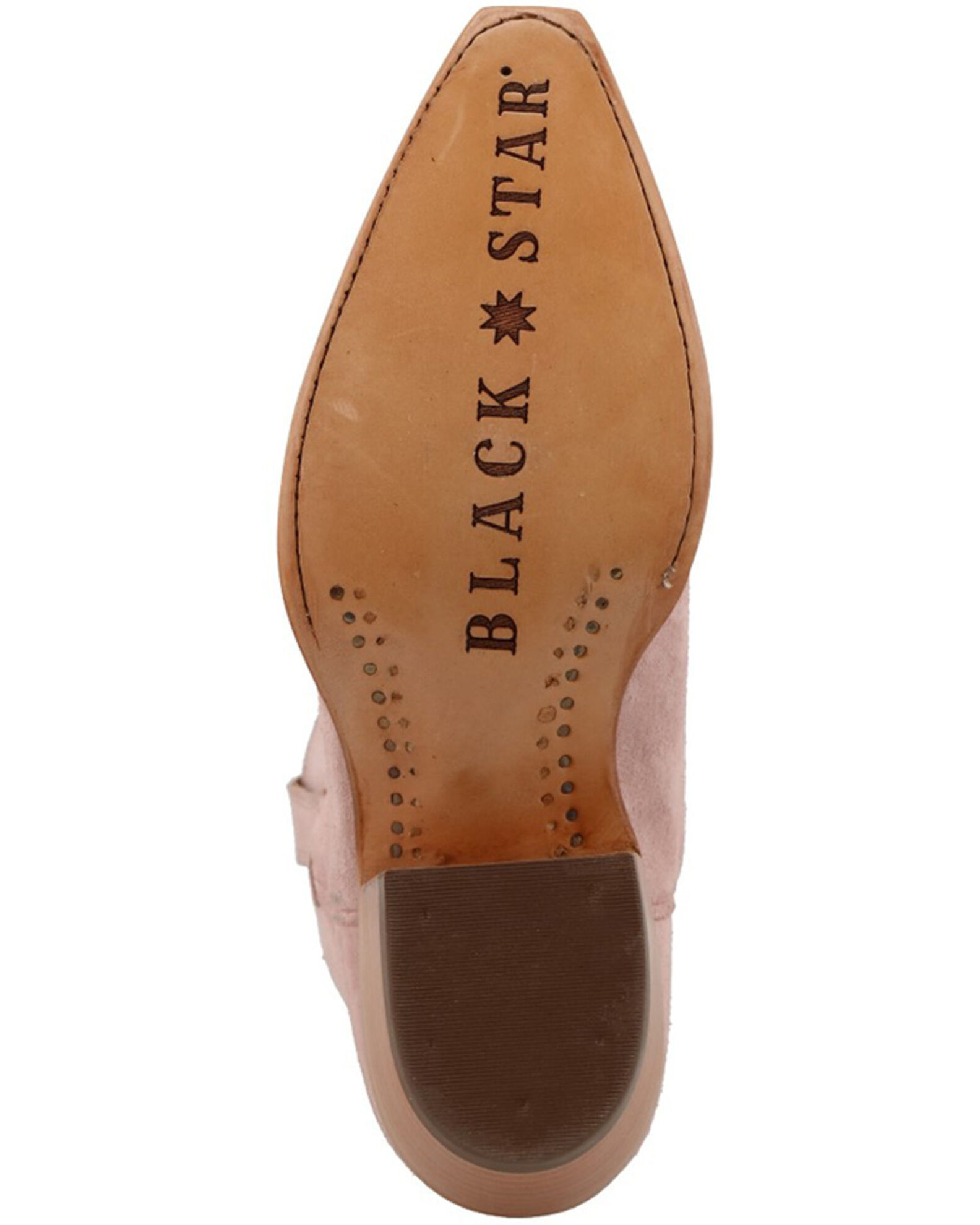 Image #7 - Black Star Women's Hope Western Booties - Snip Toe, Blush, hi-res