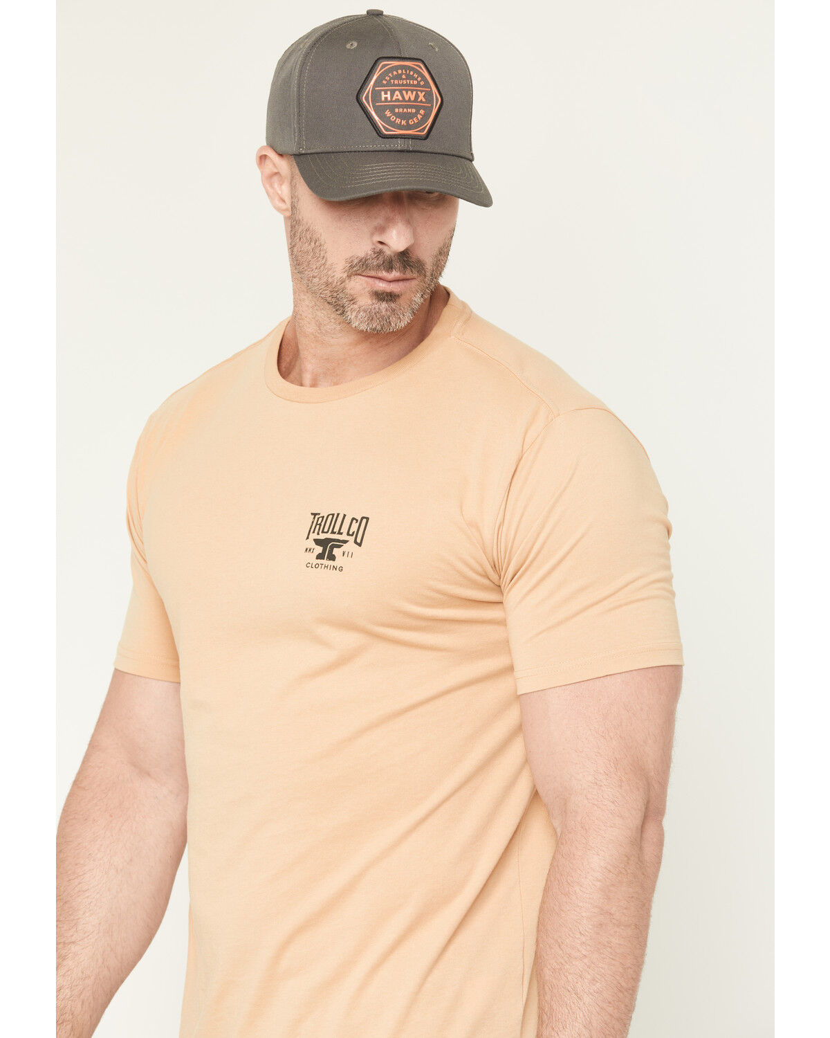 Image #2 - Troll Co Men's Pay Me Short Sleeve Graphic T-Shirt, Tan, hi-res