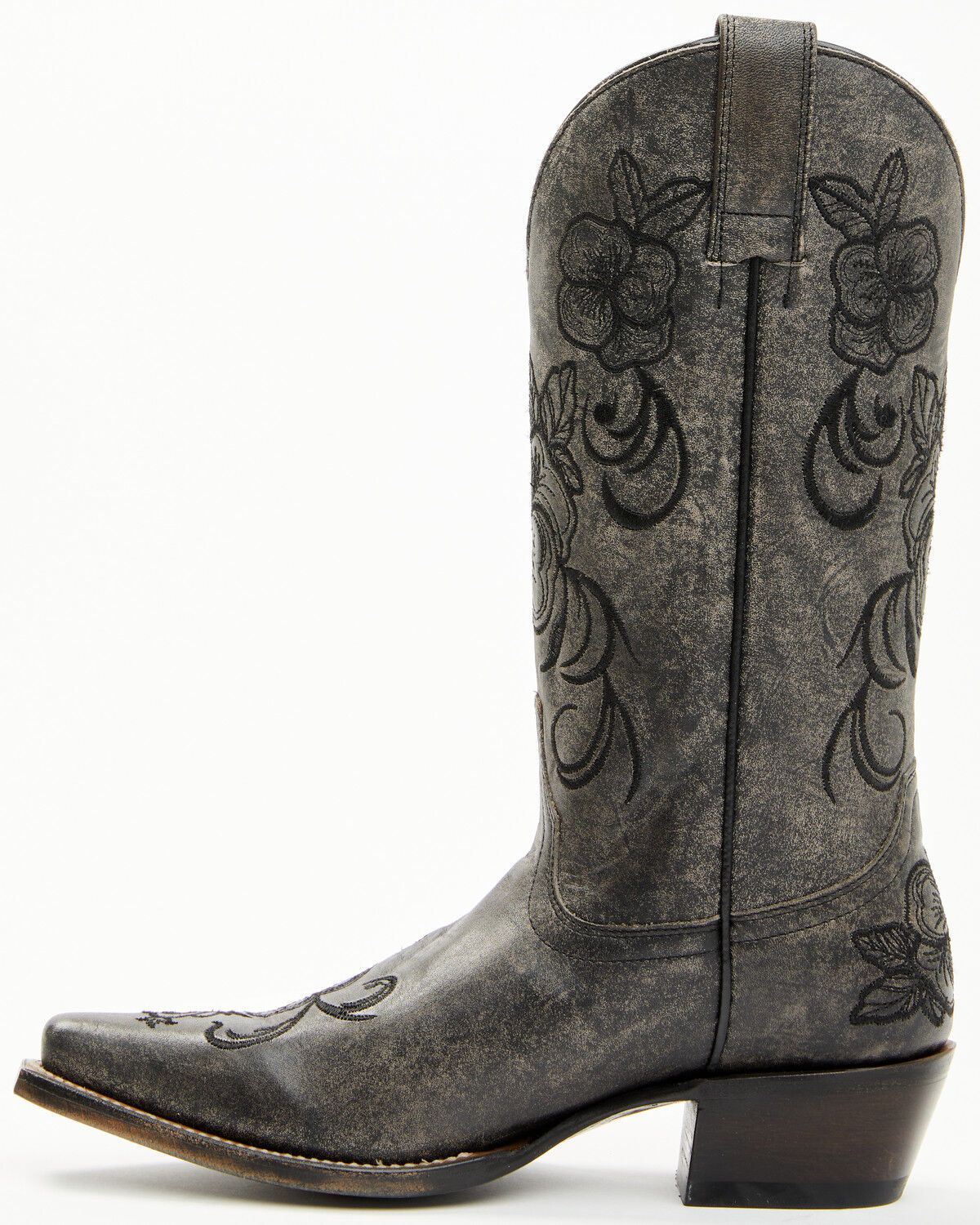 Image #3 - Shyanne Women's Lasy Western Boots - Snip Toe, Black, hi-res