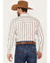 Image #4 - Ely Walker Men's Striped Long Sleeve Pearl Snap Western Shirt, Tan, hi-res