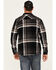 Image #4 - Brothers and Sons Men's Barrell Burley Plaid Print Long Sleeve Button-Down Flannel Shirt, Black, hi-res