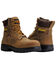 Image #3 - Thorogood Men's 6" USA Genesis Waterproof Work Boots - Nano Toe, Brown, hi-res