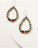 Image #1 - Paige Wallace Women's Navajo Pearl Loop Earring, Multi, hi-res