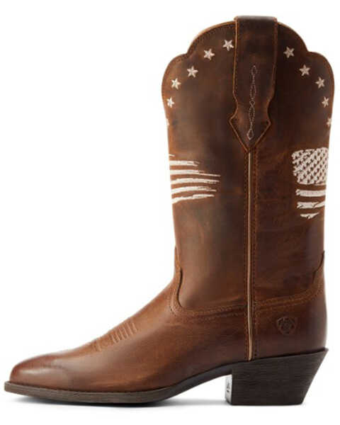 Image #2 - Ariat Women's Heritage Liberty StretchFit Western Boots - Medium Toe, Brown, hi-res