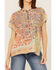 Image #3 - Johnny Was Women's Prima Patchwork Embroidered Floral Blouse, Multi, hi-res