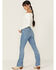 Image #3 - Shyanne Women's Georgia High Rise Bootcut Stretch Denim Jeans, Medium Wash, hi-res