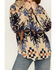 Image #3 - Tasha Polizzi Women's The Mountain Shirt Southwestern Print Faux Fur Collar Jacket, Blue, hi-res