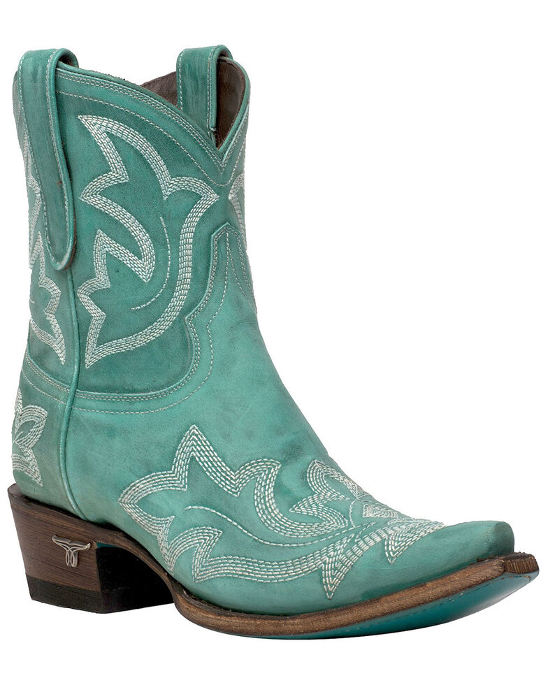 Lane Women's Saratoga Fashion Booties - Snip Toe, Turquoise, hi-res