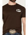 Image #3 - Cowboy Hardware Men's Country Girls and Whiskey Short Sleeve Graphic T-Shirt, Dark Brown, hi-res