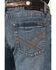 Image #4 - Rock 47 by Wrangler Men's Fool Hearted Dark Wash Slim Straight Stretch Jeans, Dark Wash, hi-res