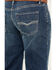 Image #4 - Rock & Roll Denim Men's Vintage 46 Double Barrel Medium Vintage Wash Stackable Bootcut Stretch Reflex Denim Jeans, Medium Wash, hi-res