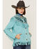 Double D Ranch Women's Outside Boys Jacket, Turquoise, hi-res