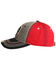 Image #2 - Tuf Cooper Performance Men's Emblem Patch Baseball Cap, Grey, hi-res