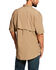 Image #2 - Ariat Men's Rebar Made Tough VentTEK Short Sleeve Work Shirt - Tall, Beige/khaki, hi-res