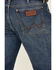 Wrangler Retro Men's Meadow Medium Wash Stretch Slim Straight Jeans - Long, Blue, hi-res