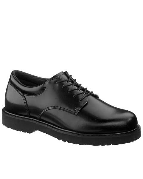 Bates Men's High Shine Duty Oxford Shoes, Black, hi-res