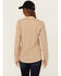 Image #4 - Ariat Women's Rebar Workman Logo Long Sleeve Work T-Shirt, Beige, hi-res