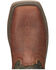 Image #6 - Justin Men's Rush Strike Camo Shaft Leather Pull On Snake Boots - Square Toe, Camouflage, hi-res