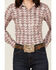 Image #3 - Ariat Women's Kirby Southwestern Print Long Sleeve Button-Down Stretch Western Shirt, Multi, hi-res