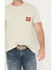 Image #3 - Miller Men's High Life Moon Short Sleeve Graphic T-Shirt, Natural, hi-res