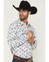 Image #2 - RANK 45&reg; Men's Told You So Paisley Print Long Sleeve Snap Performance Western Shirt, Ivory, hi-res