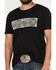 Image #3 - Cody James Men's Denim Patch Logo Short Sleeve Graphic Tee, Black, hi-res