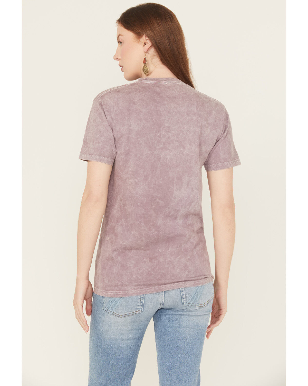 Image #4 - Youth in Revolt Women's Rodeo Embellished Short Sleeve Graphic Tee, Purple, hi-res