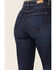 Image #3 - Lola Jeans Women's Medium Wash High Rise Straight Jeans, Blue, hi-res